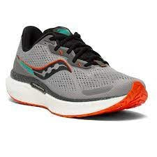 Tênis de corrida Saucony Triumph 19 masculino Alloy/FIRE
