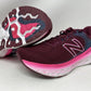 Tênis de corrida New Balance More v3 feminino, granada/rosa brilhante