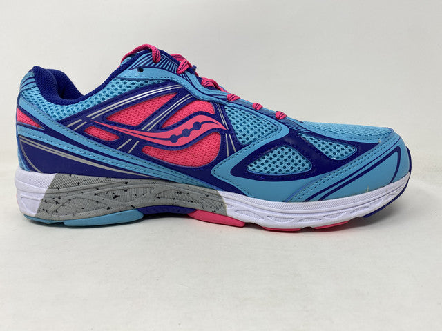 Tênis de corrida Saucony Girl'S Guide 7 azul tamanho 7 para crianças grandes EUA