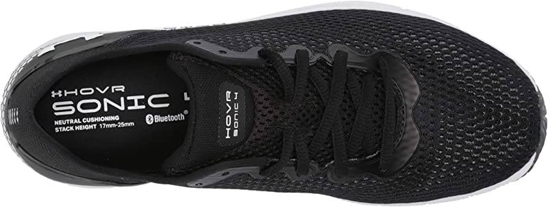 Tênis de corrida Under Armour HOVR Sonic 4 masculino, preto/branco