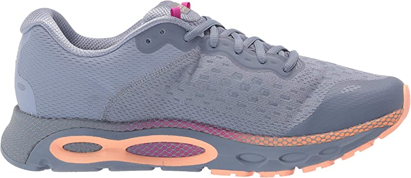 Tênis de corrida Under Armour HOVR Infinite 3 feminino, azul/pêssego, tamanho 11 B(M) EUA