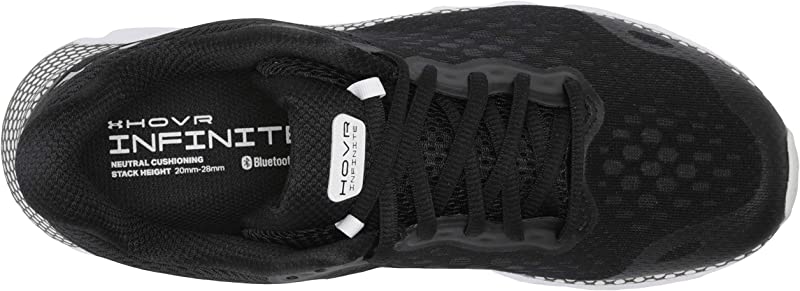 Tênis de corrida Under Armour HOVR Infinite 3 feminino, preto/branco