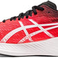 Tênis de corrida ASICS Magic Speed ​​masculino Sunrise vermelho/branco