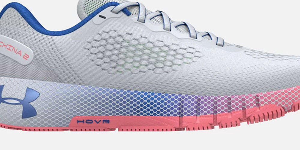 Tênis de corrida Under Armour HOVR Machina 2 feminino cinza/brilhante