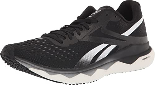 Tênis de corrida Reebok FLOATRIDE Run Fast 2.0 masculino, preto/branco, tamanho 8, médio, EUA