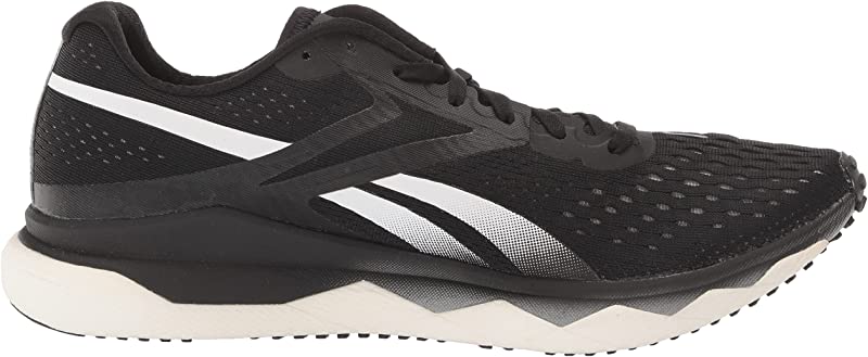 Tênis de corrida Reebok FLOATRIDE Run Fast 2.0 masculino, preto/branco, tamanho 11,5, médio, EUA