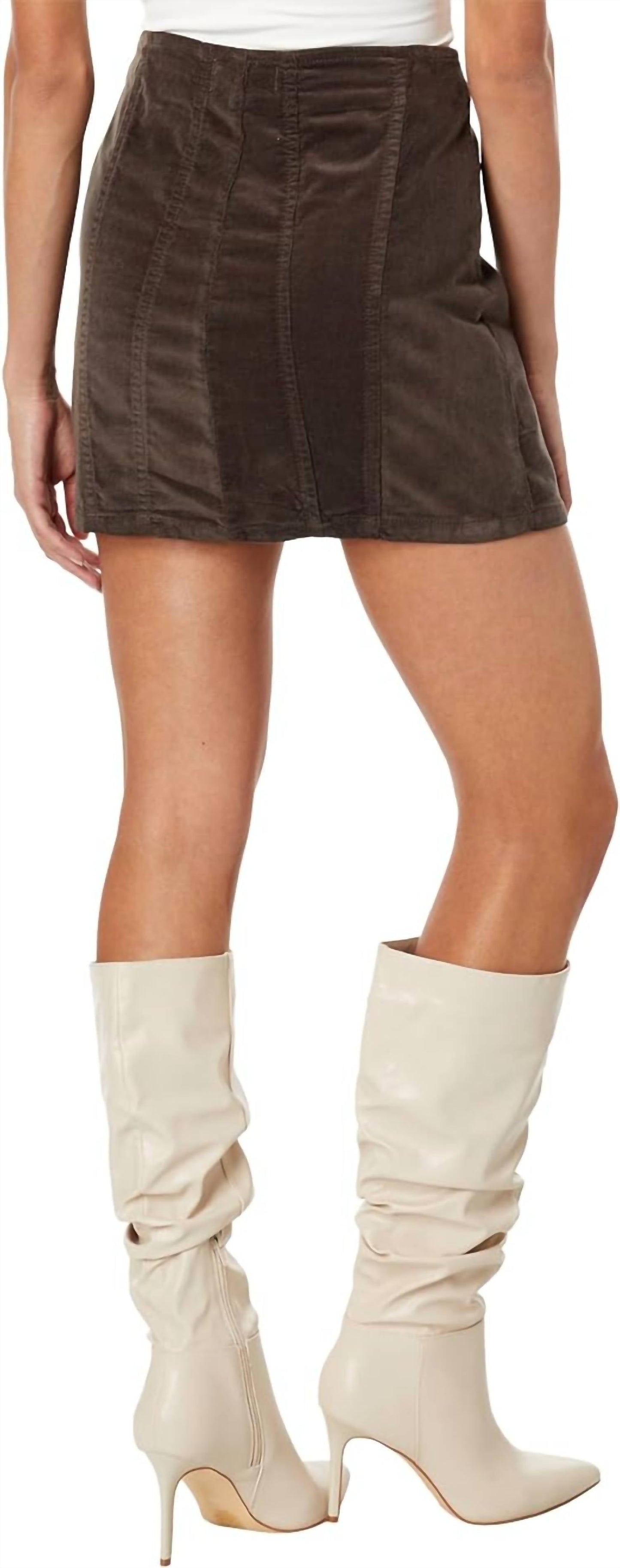 Free People - Layla Cord Mini Skirt