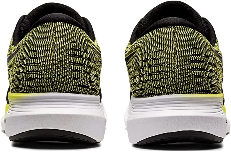 Tênis de corrida ASICS Evoride 2 masculino, preto/amarelo brilhante, tamanho 11, médio, EUA