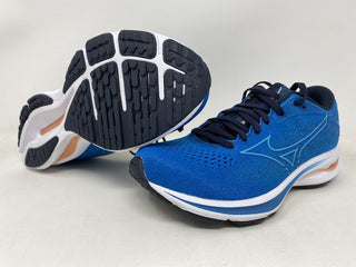 Tênis de corrida Mizuno Wave Rider 25 feminino, azul, tamanho 7 (M) EUA