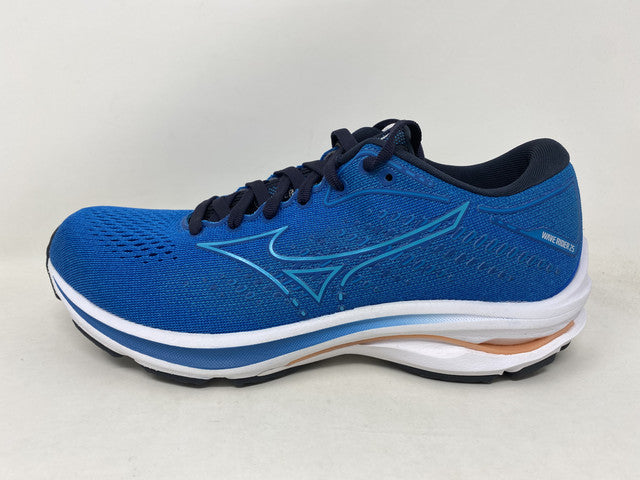 Tênis de corrida Mizuno Wave Rider 25 feminino, azul, tamanho 7 (M) EUA