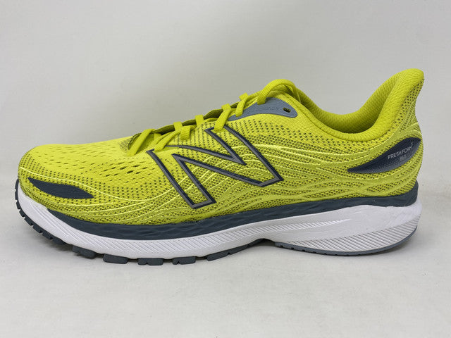 Tênis de corrida masculino New Balance X 860 V12 amarelo enxofre/cinza