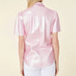 Dolce Cabo - Metallic Vegan Leather Top