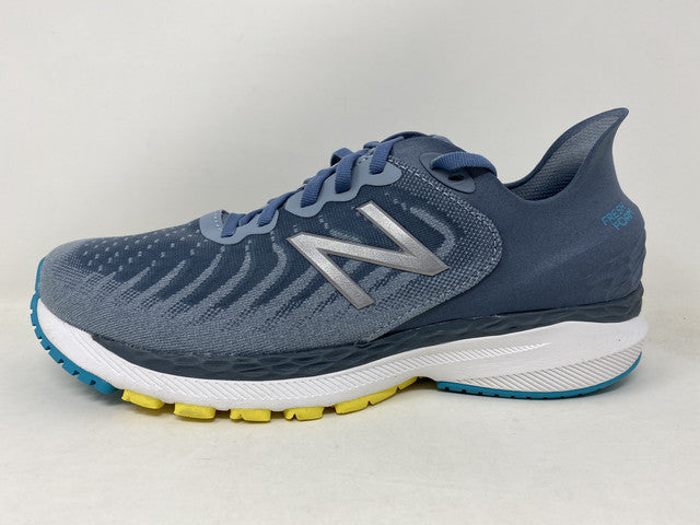 Tênis de corrida New Balance 860 v11 masculino, cinza/azul, tamanho 12,5 D(M) EUA