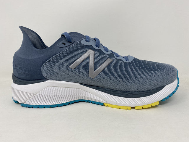 Tênis de corrida New Balance 860 v11 masculino, cinza/azul, tamanho 12,5 D(M) EUA