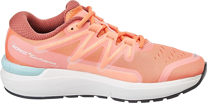 Tênis de corrida feminino Salomon Sonic 4 Confidence, preto/branco