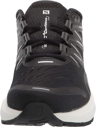 Tênis de corrida Salomon Sonic 4 Confidence masculino, preto/branco/ébano, tamanho 9 D(M) EUA