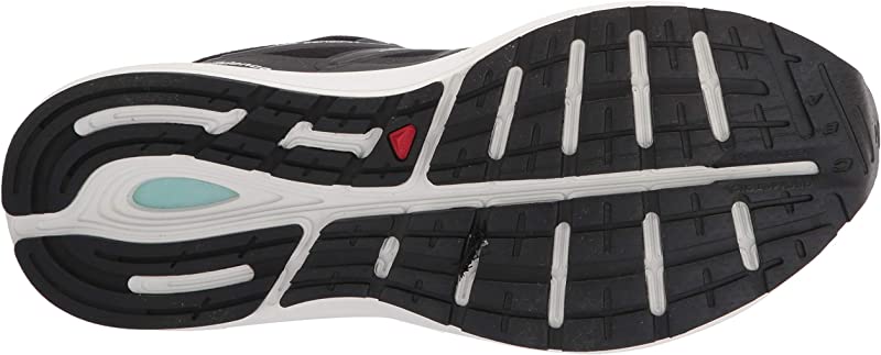 Tênis de corrida Salomon Sonic 4 Confidence masculino, preto/branco/ébano, tamanho 9 D(M) EUA