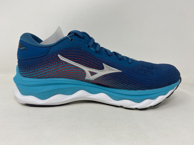 Tênis de corrida Mizuno Wave Sky 5 feminino, azul legião/prata, tamanho 7 B(M) EUA