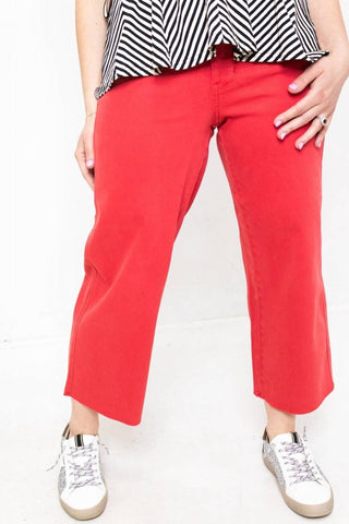 Judy Blue - Women's Wide Crop Pants