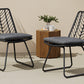 DEJA Chair 2PCS with 2 Cushions, Gray
