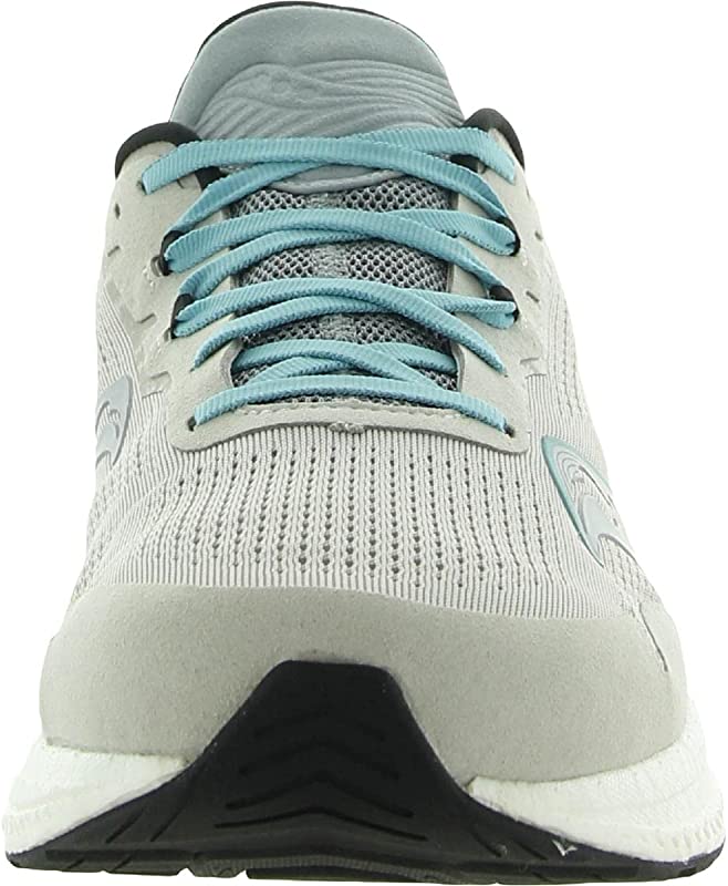 Tênis de corrida Saucony Freedom 4 masculino, pedra/liga, tamanho 9,5 D, médio, EUA