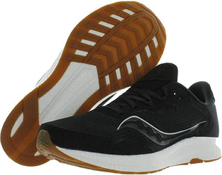 Tênis de corrida Saucony Freedom 4 masculino, preto/goma, tamanho 12,5 D, médio, EUA