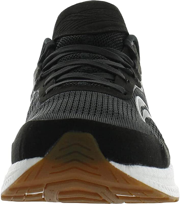 Tênis de corrida Saucony Freedom 4 masculino, preto/goma, tamanho 12,5 D, médio, EUA