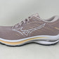 Tênis de corrida Mizuno Wave Rider 25 feminino, lilás claro/branco, roxo, tamanho 12 B (M) EUA