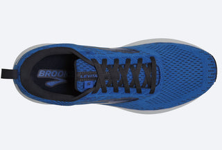 Tênis de corrida Brooks Levitate 5 masculino, azul/tinta da Índia/branco