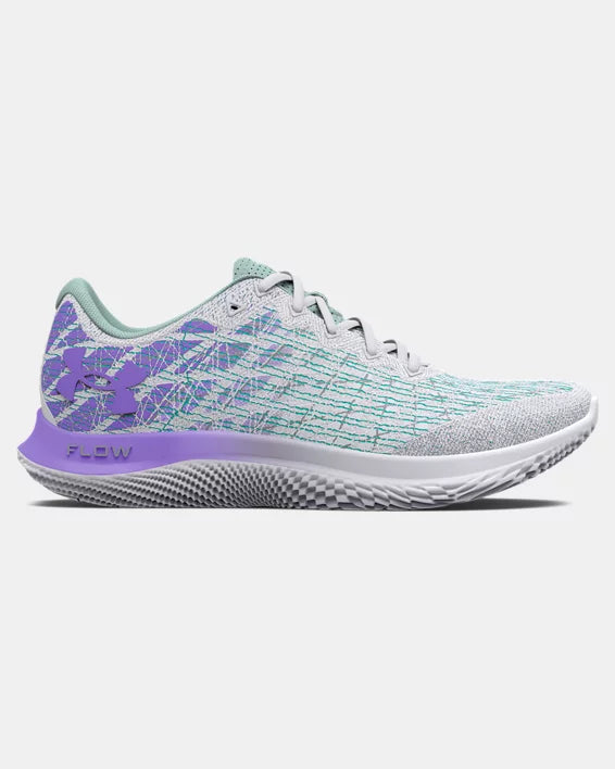 Tênis de corrida Under Armour Flow Velociti 2 feminino, branco, tamanho 8,5 B (M) EUA