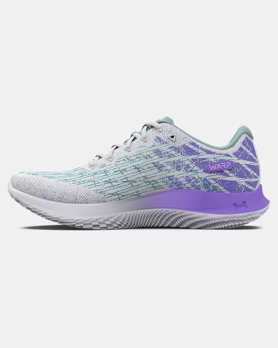 Tênis de corrida Under Armour Flow Velociti 2 feminino, branco, tamanho 8,5 B (M) EUA