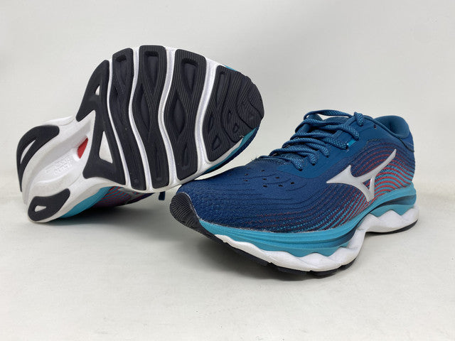 Tênis de corrida Mizuno Wave Sky 5 feminino azul