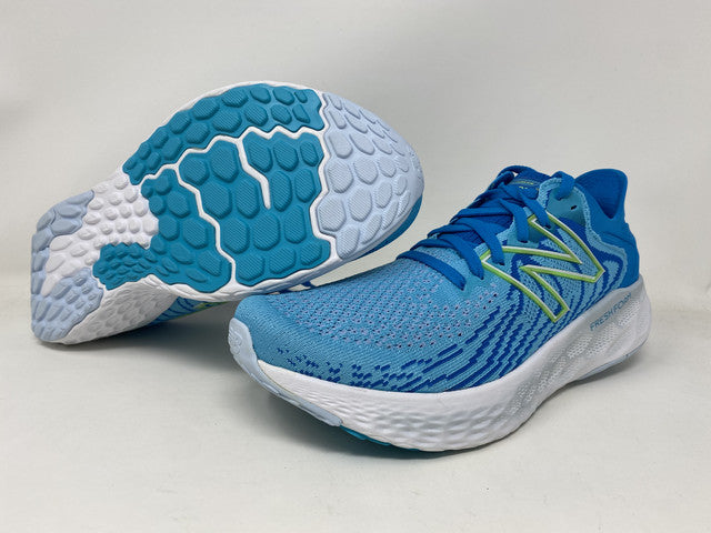 Tênis de corrida feminino New Balance 1080 V11 Virtual Sky/Lime tamanho 5 B (M) EUA