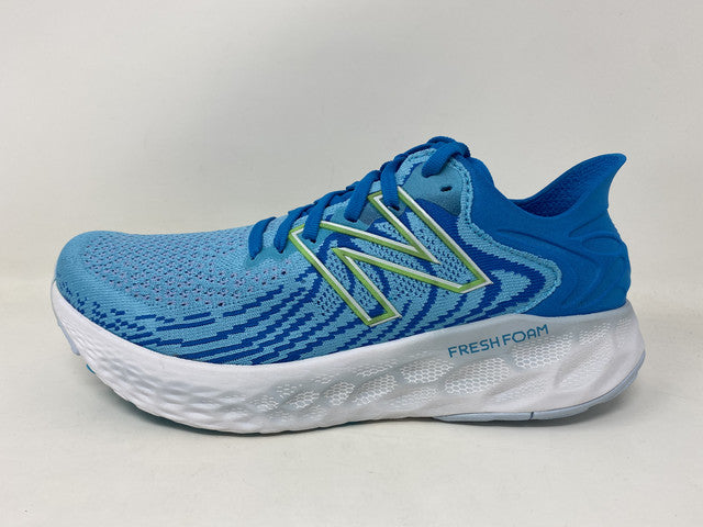 Tênis de corrida feminino New Balance 1080 V11 Virtual Sky/Lime tamanho 5 B (M) EUA