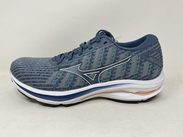 Tênis de corrida Mizuno Wave Rider 25 feminino, cinza, tamanho 11,5 B (M) EUA