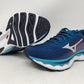 Tênis de corrida Mizuno Wave Sky 5 feminino, azul legião, tamanho 8 B, médio, EUA