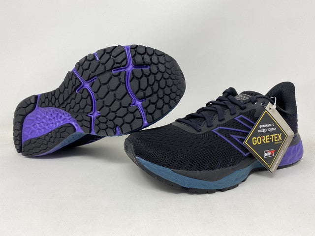 Tênis de corrida feminino New Balance 880 V11 GTX preto/Night Tide tamanho 6,5 B médio EUA