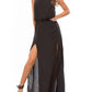 Blue Life - Double Slit Maxi Dress