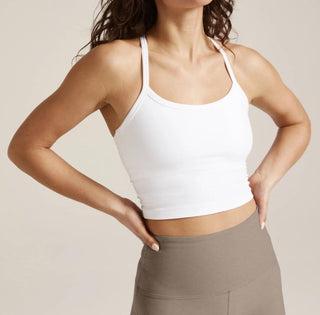 Além do Yoga - Regata curta Spacedye Slim Racerback