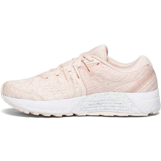 Tênis de corrida Saucony Guide Iso 2 feminino, ardósia/rosa-água, tamanho 6,5 D, largura EUA