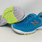 Tênis de corrida feminino New Balance 860 v11 Virtual Sky/Lime tamanho 6,5 D Wide EUA