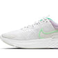 Tênis de corrida Nike React Miler 2 feminino, tom platina/verde, tamanho 5 B (M) EUA