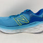 Tênis de corrida New Balance More V3 feminino, Virtual Sky/Lime Glo Blue, tamanho 7 B (M) EUA