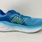 Tênis de corrida New Balance More V3 feminino, Virtual Sky/Lime Glo Blue, tamanho 7 B (M) EUA