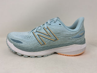 Tênis de corrida New Balance X 860 V12 feminino azul/azul manga claro