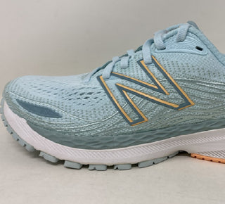 Tênis de corrida New Balance X 860 V12 feminino azul/azul manga claro