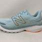 Tênis de corrida New Balance X 860 V12 feminino azul/azul manga claro