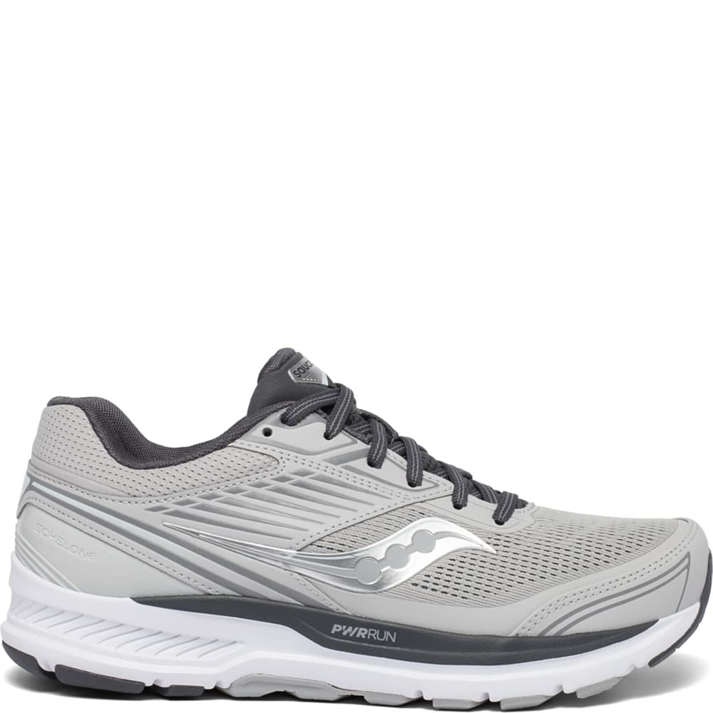 Tênis de corrida Saucony Echelon 8 feminino, cinza, tamanho 6,5 B (M) EUA