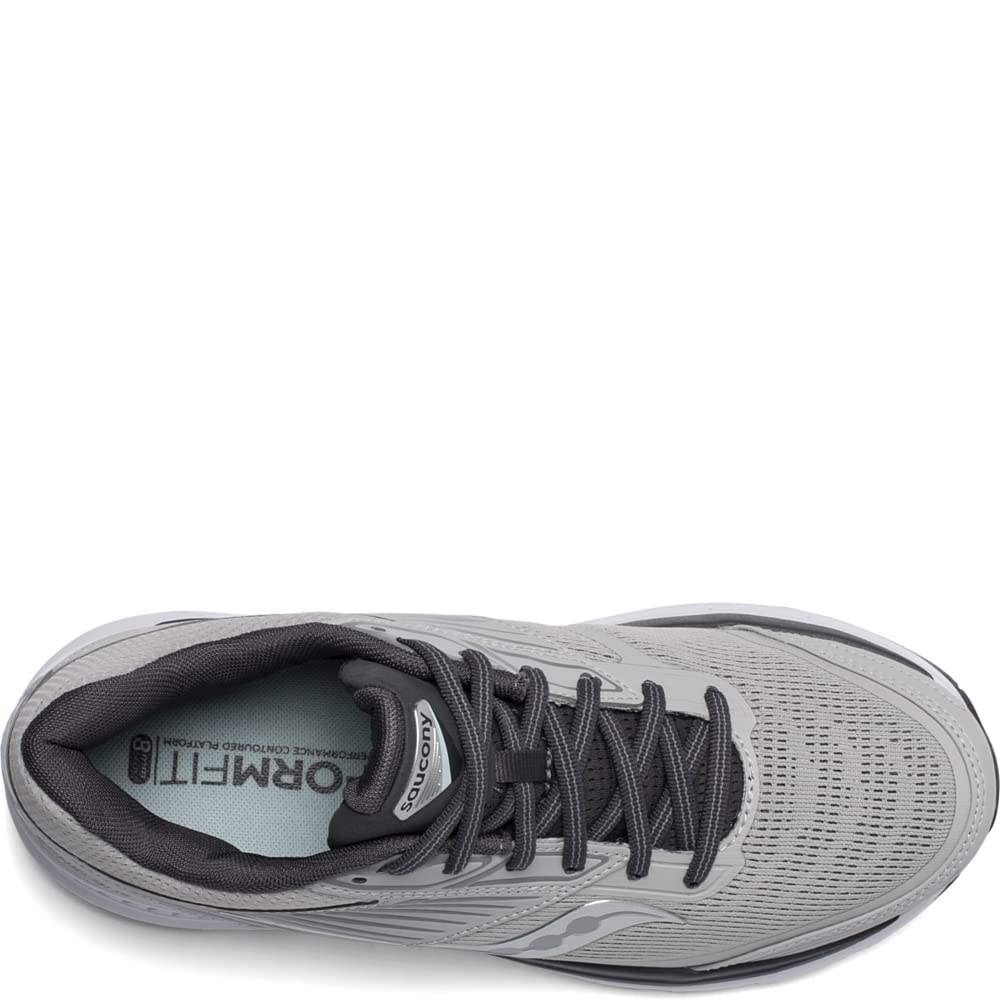 Tênis de corrida Saucony Echelon 8 feminino, cinza, tamanho 6,5 B (M) EUA