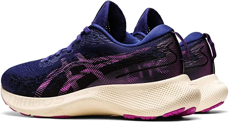 Tênis de corrida ASICS Gel Nimbus LITE 3 feminino, azul/orquídea, tamanho 10,5 B, médio, EUA